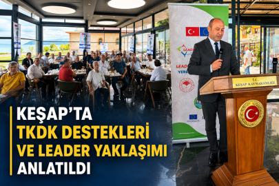 KEŞAP’TA TKDK DESTEKLERİ VE LEADER YAKLAŞIMI ANLATILDI