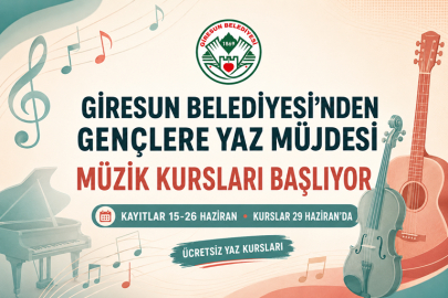 GİRESUN BELEDİYESİ’NDEN GENÇLERE YAZ MÜJDESİ