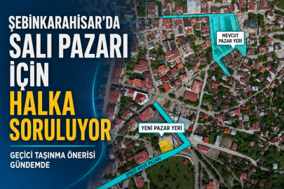 ŞEBİNKARAHİSAR’DA SALI PAZARI İÇİN HALKA SORULUYOR