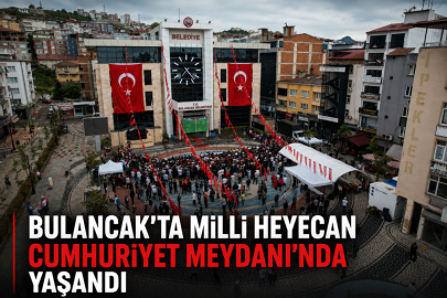 BULANCAK’TA MİLLİ HEYECAN CUMHURİYET MEYDANI’NDA YAŞANDI
