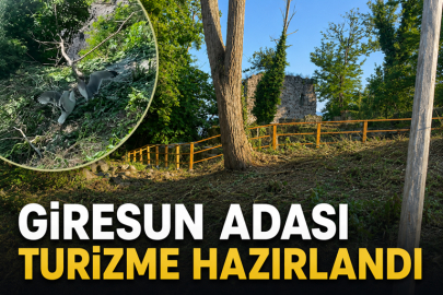 GİRESUN ADASI TURİZME HAZIRLANDI