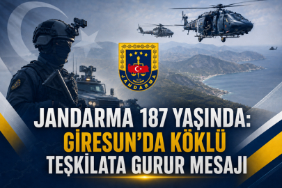 JANDARMA 187 YAŞINDA: GİRESUN’DA KÖKLÜ TEŞKİLATA GURUR MESAJI