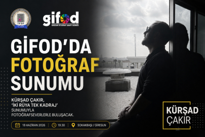 GİFOD’DA “İKİ RÜYA TEK KADRAJ” FOTOĞRAF SUNUMU