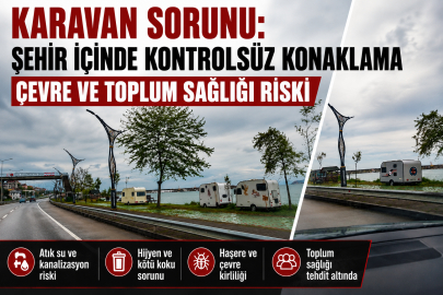 KARAVAN SORUNU: KONTROLSÜZ KONAKLAMA ÇEVRE VE TOPLUM SAĞLIĞI RİSKİ