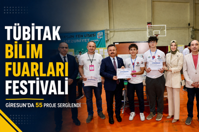 TÜBİTAK BİLİM FUARLARI FESTİVALİ GİRESUN’DA AÇILDI