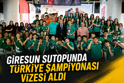 GİRESUN SUTOPUNDA TÜRKİYE ŞAMPİYONASI VİZESİ ALDI