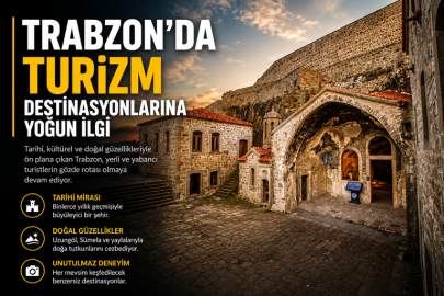TRABZON’DA TURİZM DESTİNASYONLARINA YOĞUN İLGİ