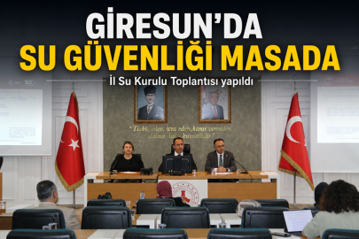 GİRESUN’DA SU GÜVENLİĞİ MASADA: