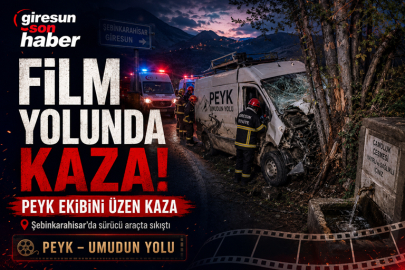 FİLM EKİBİNDEN ACI KAZA