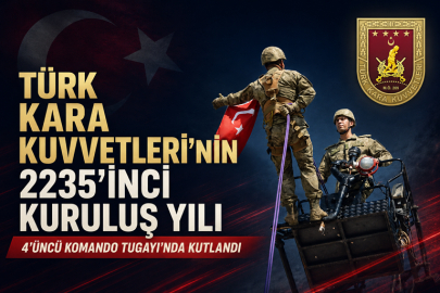 Türk Kara Kuvvetleri'nin 2235'inci kuruluş yılı 4'üncü Komando Tugayı'nda kutlandı