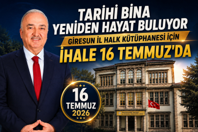 GİRESUN İL HALK KÜTÜPHANESİ İÇİN İHALE TARİHİ BELLİ OLDU