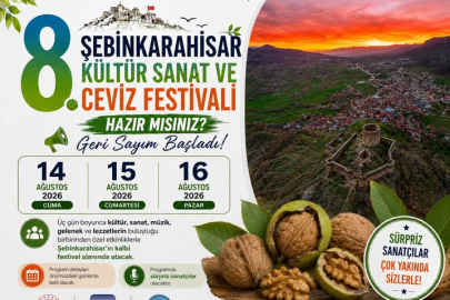 ŞEBİNKARAHİSAR’DA FESTİVAL HEYECANI BAŞLADI: