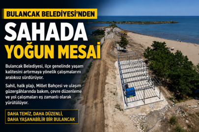 BULANCAK BELEDİYESİ’NDEN SAHADA YOĞUN MESAİ
