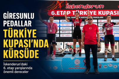 GİRESUNLU BİSİKLETÇİLERDEN TÜRKİYE KUPASI’NDA GURUR VEREN BAŞARI