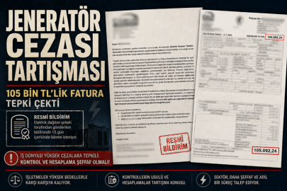 JENERATÖR CEZASI TARTIŞMA YARATTI