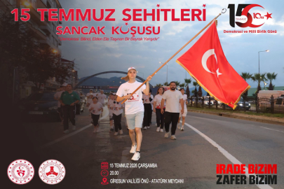 15 TEMMUZ ŞEHİTLERİ SANCAK KOŞUSU GİRESUN’DA DÜZENLENECEK
