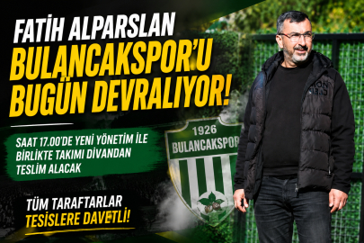 FATİH ALPARSLAN, 1926 BULANCAKSPOR’U BUGÜN DEVRALIYOR