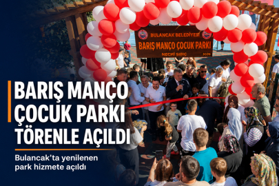 BARIŞ MANÇO ÇOCUK PARKI YENİLENEN YÜZÜYLE AÇILDI