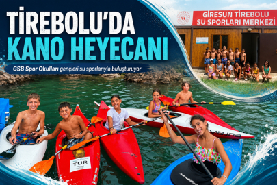 TİREBOLU’DA KANO HEYECANI: GENÇLER DENİZDE SPORLA BULUŞUYOR