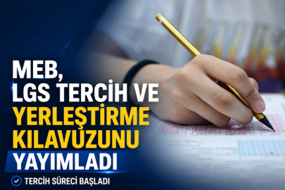 MEB, LGS Tercih ve Yerleştirme Kılavuzunu yayımladı