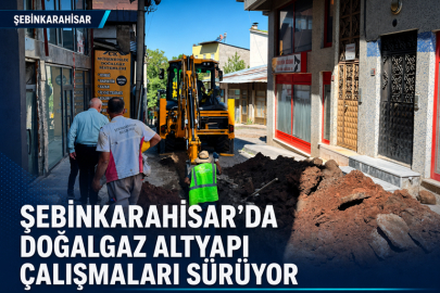 ŞEBİNKARAHİSAR’DA DOĞALGAZ AĞI YÜZDE 85’E ULAŞACAK