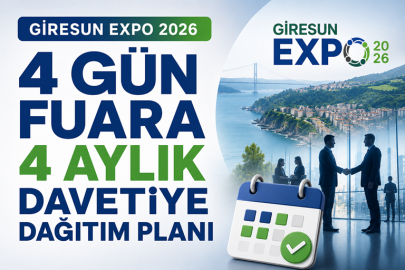 ​​​​​​​4 GÜNLÜK FUARA 4 AYLIK DAVETİYE DAĞITIM PLANI