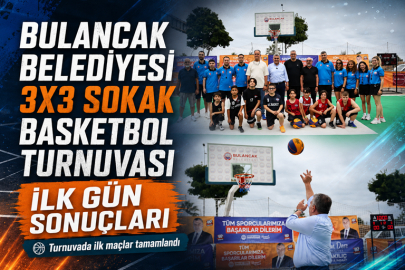 BULANCAK’TA 3X3 SOKAK BASKETBOLU TURNUVASI’NDA İLK GÜN TAMAMLANDI