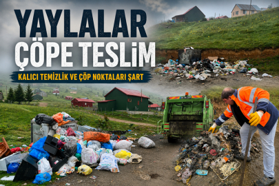 SİS DAĞI’NI BU KEZ ÇÖPLER KAPLADI