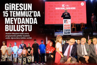 GİRESUN, 15 TEMMUZ’UN 10. YILINDA ATATÜRK MEYDANI’NDA BULUŞTU
