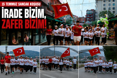GİRESUN’DA DEMOKRASİ SANCAĞI 30 SPORCUYLA ATATÜRK MEYDANI’NA TAŞINDI