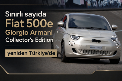 Sınırlı sayıda Fiat 500e Giorgio Armani Collector's Edition yeniden Türkiye'de
