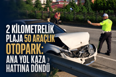 PLAJLAR DÖRT YILDA CAZİBE MERKEZİ OLDU, OTOPARK YÜKÜ SAHİL YOLUNA KALDI