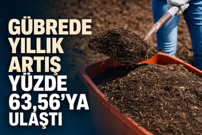 GÜBREDE YILLIK ARTIŞ YÜZDE 63,56’YA ULAŞTI