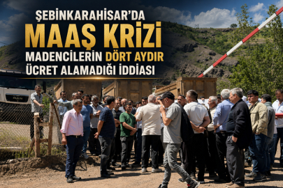 ŞEBİNKARAHİSAR’DA MADENCİNİN SABRI TÜKENDİ: