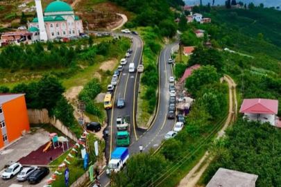“Ordu’da 5 Km’lik grup yolu açılışı yapıldı