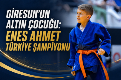 GİRESUN’UN MİNİK JUDOCUSU TÜRKİYE ŞAMPİYONU
