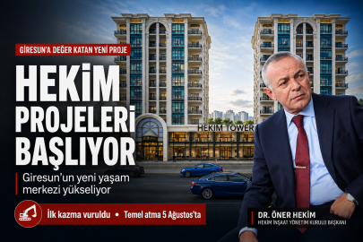 HEKİM TOWER’DA İLK KAZMA VURULDU, TEMEL 5 AĞUSTOS’TA ATILACAK