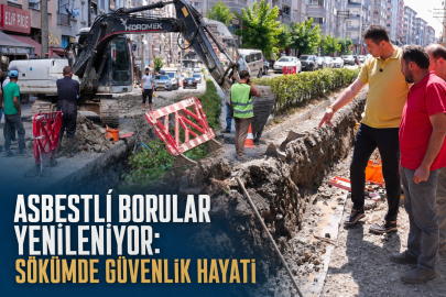 ​​​​​​​GİRESUN’DA ASBESTLİ SU BORULARI YENİLENİYOR: SÖKÜMDE İŞÇİ VE ÇEVRE GÜVENLİĞİ HAYATİ