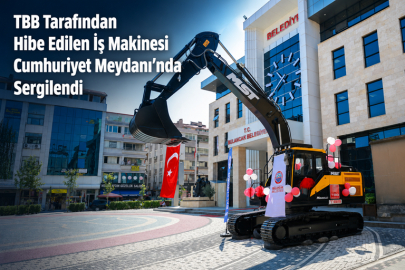 TBB’DEN BULANCAK BELEDİYESİ’NE 22 TONLUK EKSKAVATÖR HİBESİ