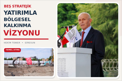 HEKİM TOWER’IN TEMELİ ATILDI: GİRESUN’DA YENİ BİR DÖNEM