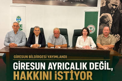 GİRESUN BİLDİRGESİ YAYIMLANDI: “AYRICALIK DEĞİL, HAKKIMIZI İSTİYORUZ”