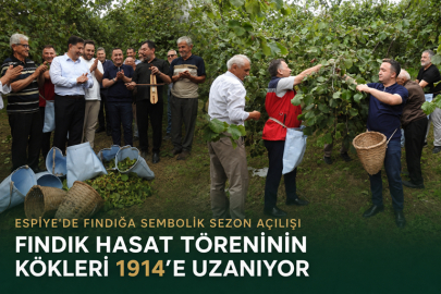 ESPİYE’DE FINDIĞA SEMBOLİK SEZON AÇILIŞI