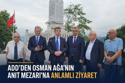 ADD’DEN OSMAN AĞA’NIN ANIT MEZARI’NA ANLAMLI ZİYARET