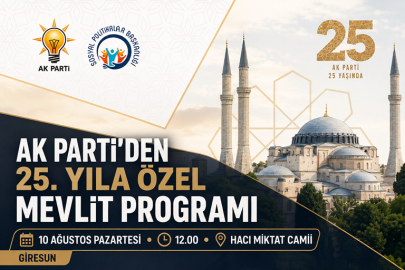 AK PARTİ’DEN 25. YILA ÖZEL MEVLİT PROGRAMI