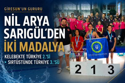 NİL ARYA SARIGÜL’DEN ÇORUM’DA İKİ YENİ MADALYA