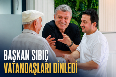 BAŞKAN SIBIÇ DANIŞMA MASASINA GEÇTİ, VATANDAŞLARI DİNLEDİ