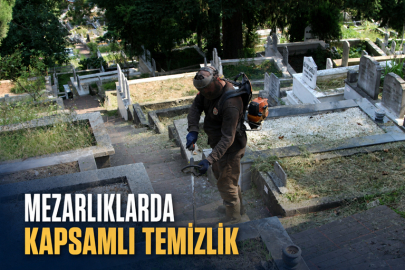 GİRESUN’DA MEZARLIKLARA KAPSAMLI BAKIM