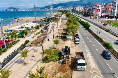 GİRESUN BELEDİYESİ PLAJLAR BÖLGESİNDE OTOPARK ÇALIŞMASI BAŞLATTI