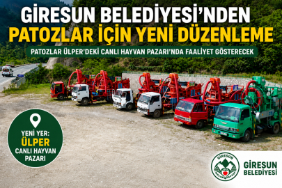 GİRESUN BELEDİYESİ’NDEN PATOZLAR İÇİN YENİ DÜZENLEME