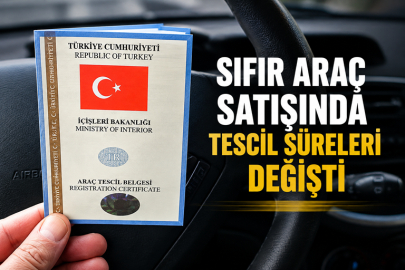 Sıfır araç satışında tescil süreleri değişti